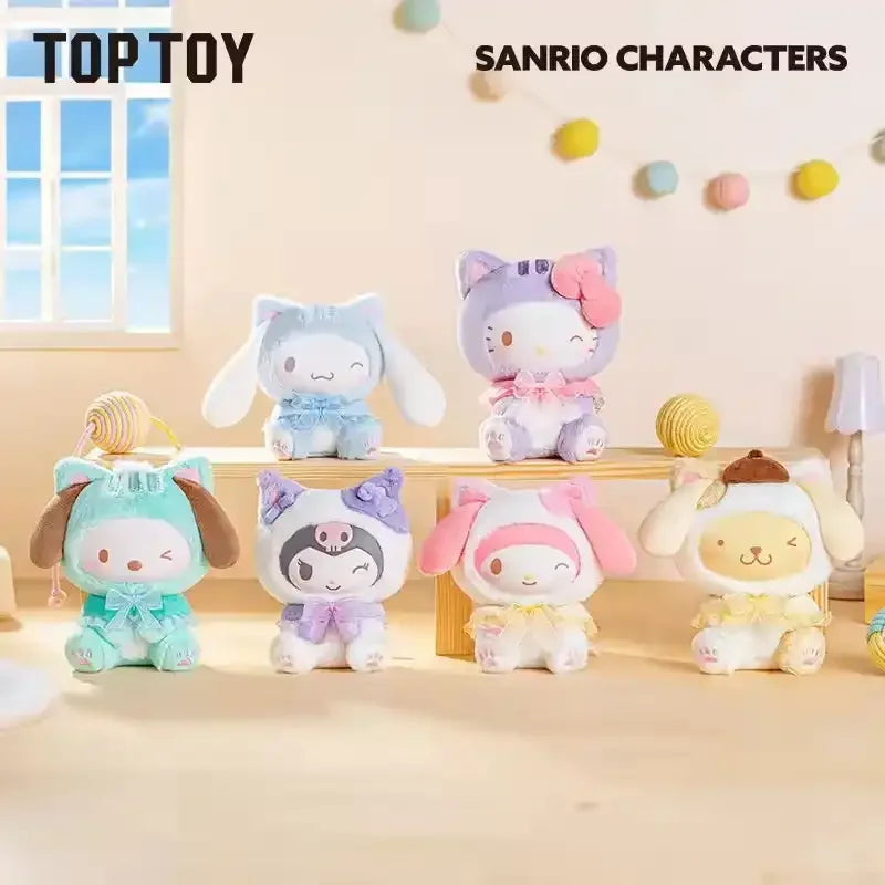 Sanliou Play With Kittens Series Plush Blind Box