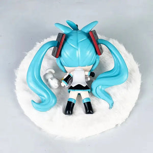 11CM Hatsune Miku Sleeping Anime Action Figurines Doll Desktop Ornament Kawaii Chassis Decor Kawaii Statue Model Trendy Toy Gift - Bear Hugs
