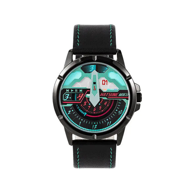 Hatsune Miku Kawaii Cute Anime Cartoon Watch Two-dimensional Creative Peripheral Waterproof Reading Watch Gift Wholesale - Bear Hugs