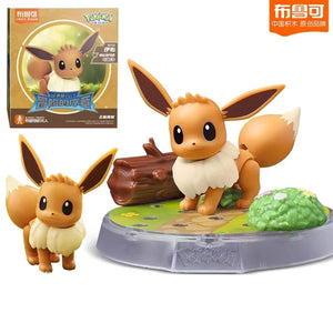 BLOKEES Original POKEMON Building Blocks Pikachu Charmander Psyduck Sprigatito Eevee Lucario Pokémon Action Figure Toys Gift - Bear Hugs