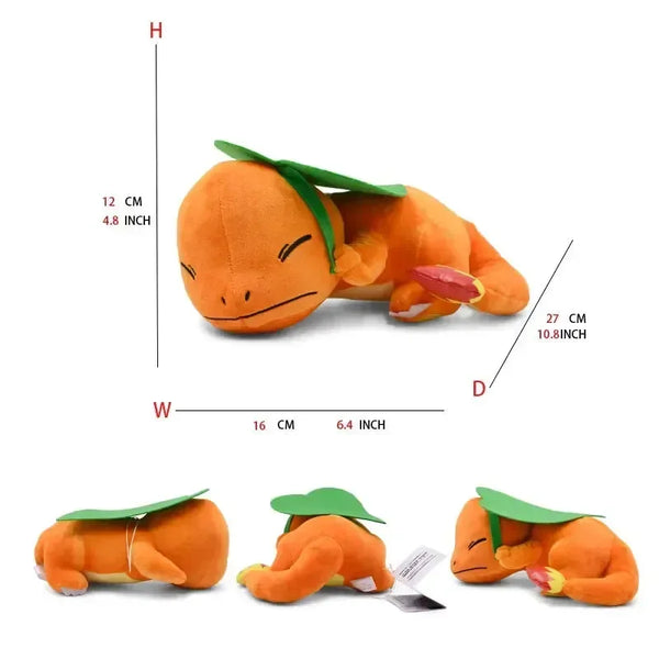 Charmander Leaf Nap Plushie (30 cm)