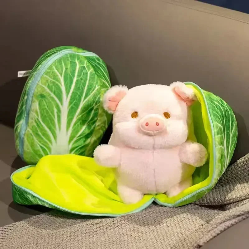 Cute Cabbage Pig Plushie