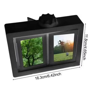 12 Slots Rotating Photo Frame Carousel