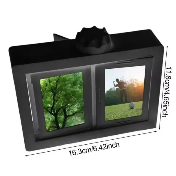 12 Slots Rotating Photo Frame Carousel