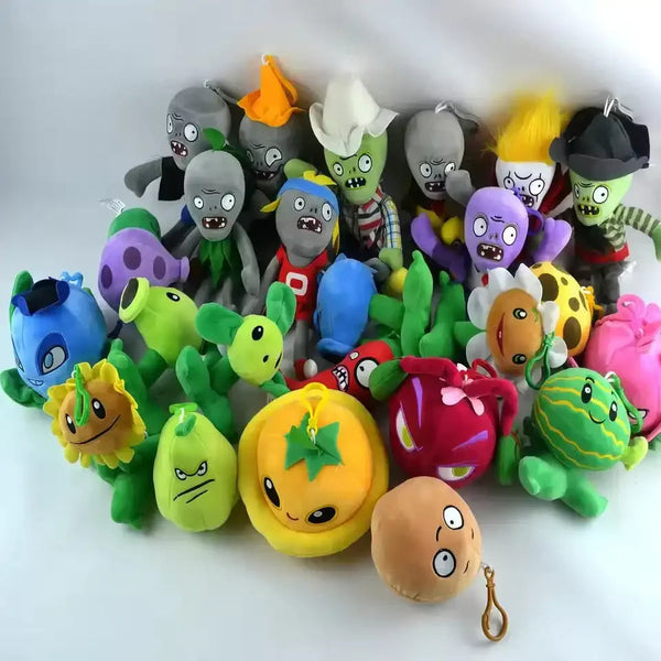 Plants & Zombies Plush Keychain