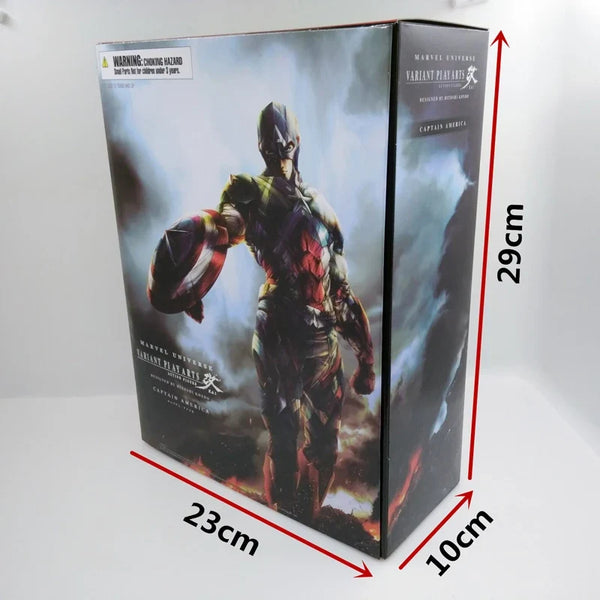 Play Arts Captain America Action Figure Movable Marvel Collection Avengers Model Toys - Bear Hugs