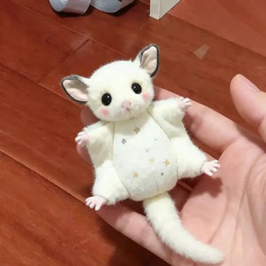 Cute Sugar Glider Plush Keychain - Bear Hugs