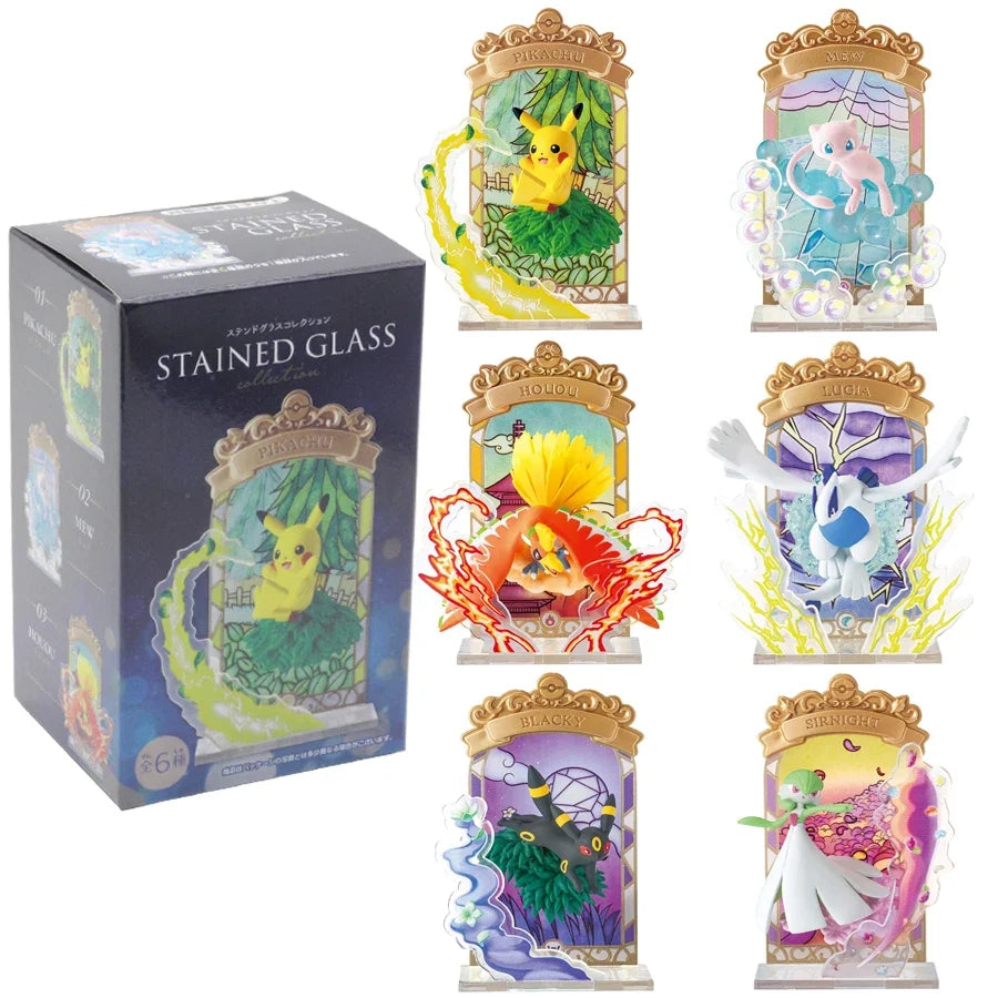 Pokémon Stained Glass Blind Box Figurine