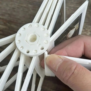 12 Slots Rotating Photo Frame Carousel