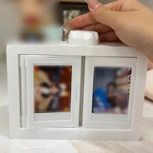 12 Slots Rotating Photo Frame Carousel