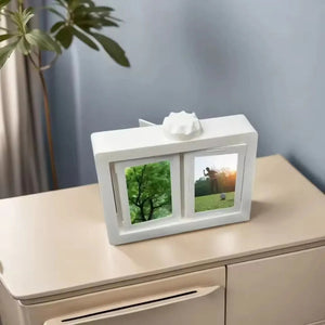 12 Slots Rotating Photo Frame Carousel
