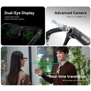 Rokid RV101 Smart AI Glasses - Bear Hugs