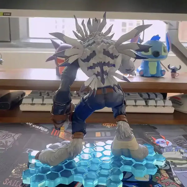 Mega Hit Digital Beast Werewolf Figure (20 cm)