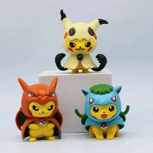 Pikachu Cosplay Pokimoen Figurines (Set of 6)