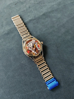 King Of Hearts Royal Card Quartz Watch