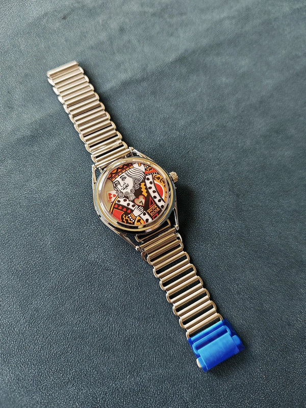 King Of Hearts Royal Card Quartz Watch