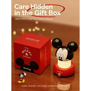 DZNY Mickey Mouse Nightlight Charging Edition Bedroom Light Eye Protection Lamp Desk Lamp Patting Light Ornament Gift - Bear Hugs
