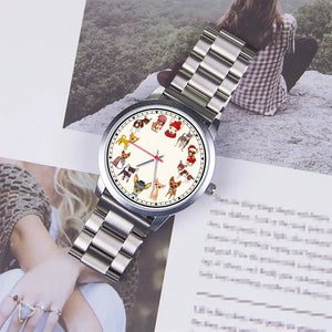 Dog Breeds Novelty Wrist Watch