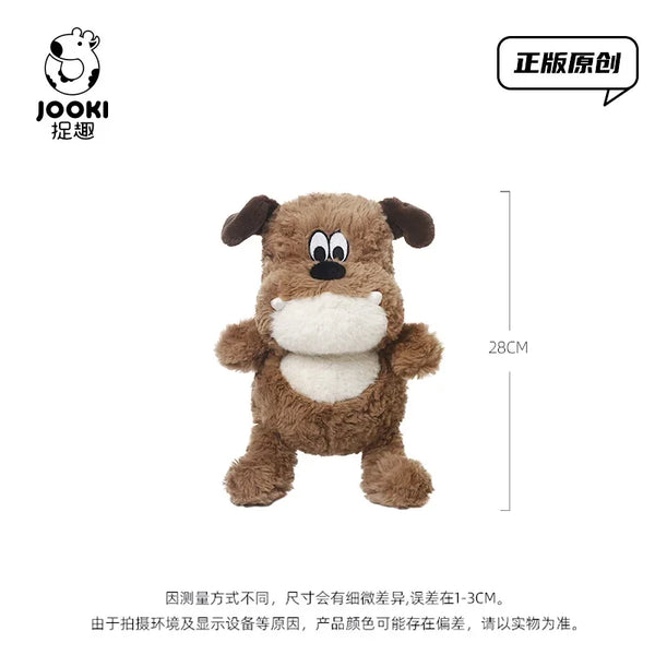 JOOKI Derp Face Bulldog Plush Toy (28 cm)