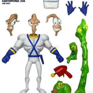 Earthworm Jim 2.0 Pdna 1/12 Psy Crow Bob The Killer Action Figure Worm Body Psy-Crow The Killer Collectible Gifts Toys - Bear Hugs
