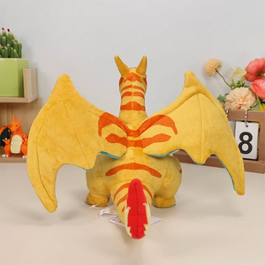 9" New Pokemon Plush Charizard Patterns Fuse Dragon Stuffed Toy Soft Doll Gift - Bear Hugs