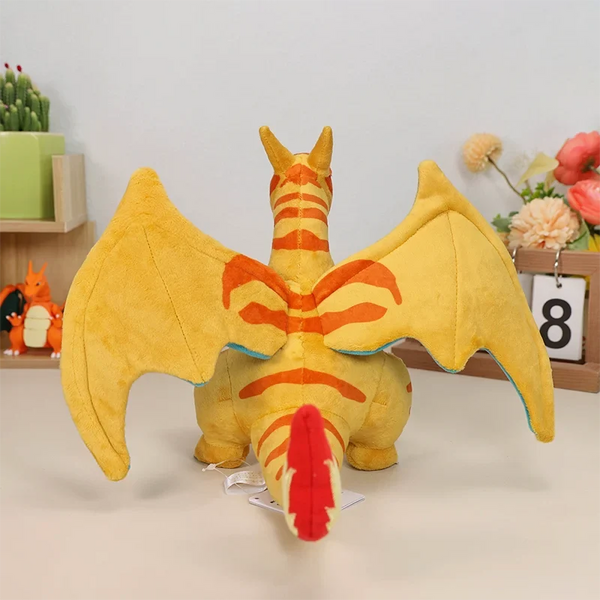 9" New Pokemon Plush Charizard Patterns Fuse Dragon Stuffed Toy Soft Doll Gift - Bear Hugs