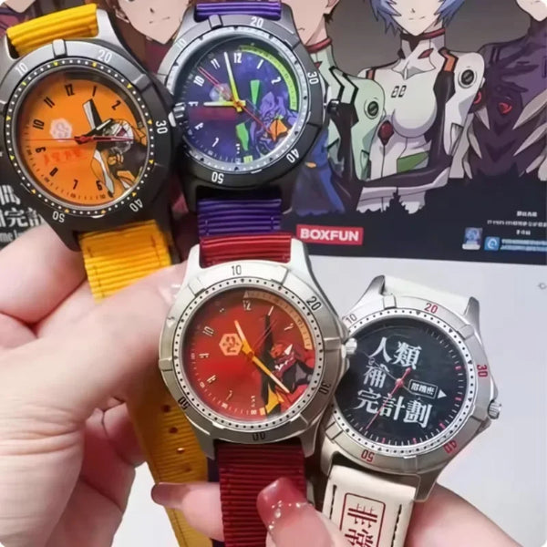 BANDAI NEON GENESIS EVANGELION Time Completion Plan Series Watch Blind Box Anime Character Model Toys Gifts - Bear Hugs