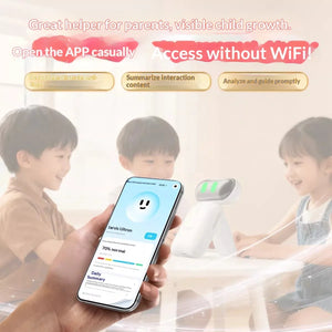 I.Luki LUKI Smart Robot Companion Robot Social Emotional Foreign Language Learning Wireless Indoor Intelligence Gifts - Bear Hugs
