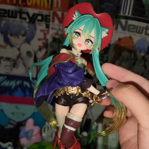 19cm Girl Hatsune Miku Anime Figure Fashion Subclture Miku Action Figure Room Decorations PVC Collection Model Doll Toys - Bear Hugs