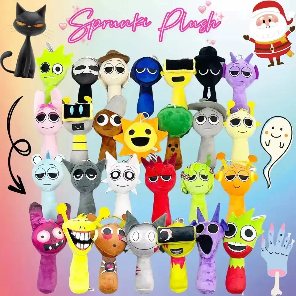 Sprunki Incredibox Plushies