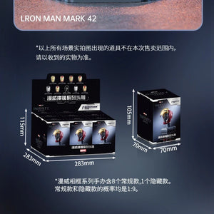 Original Iron Man Helmet Mask War Machine MK16 MK42 MK85 Tony Stark DIY Can Open Close Toys Model Action Figure Assembled Gift - Bear Hugs