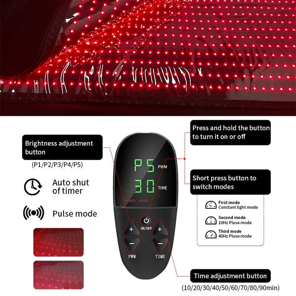 Full Body Red Light Therapy Sleep Bag