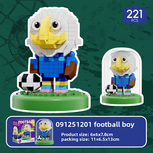 2026 NEW World Famous Football Players lega Figurine Messi Ronaldo Neymar Lewandowski Mini Action Building Block Model Toy Gifts - Bear Hugs