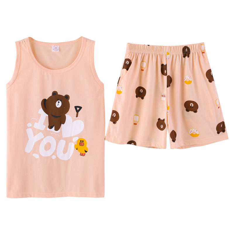 Brown Bear Pajamas Suits PN1332 - Bear Hugs