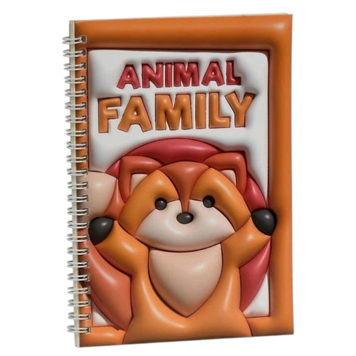3D Animal Chronicle Spiral Notebooks