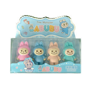 Standing Labubu Premium Erasers (Set of 4)