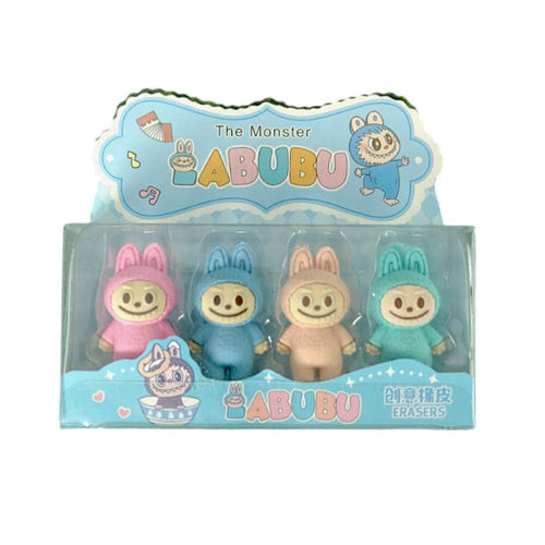 Standing Labubu Premium Erasers (Set of 4)