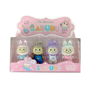 Standing Labubu Premium Erasers (Set of 4)
