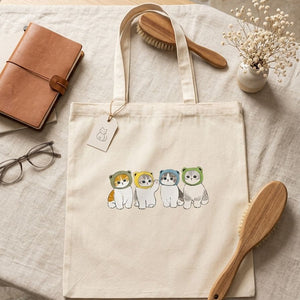 Typography Canvas Minimalist Tote