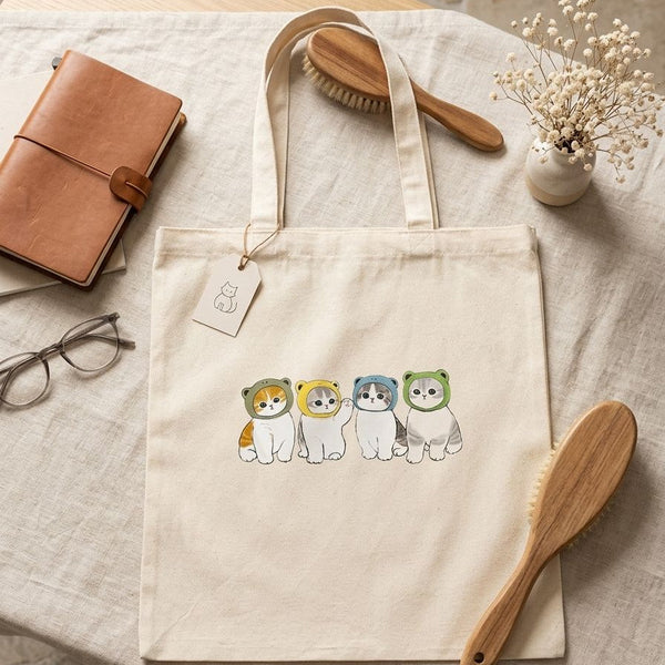 Typography Canvas Minimalist Tote
