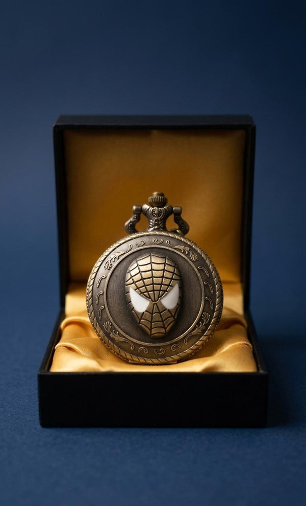 Timeless Vintage Quartz Pocket Watch Keychain