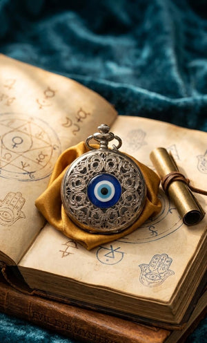 Timeless Vintage Quartz Pocket Watch Keychain