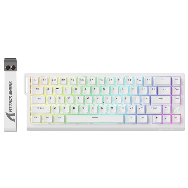 ATTACK SHARK X68 HE Rapid Trigger Keyboard Magnetic Switch - Bear Hugs