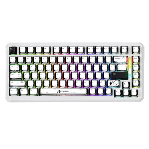 ATTACK SHARK X82PRO HE Wireless Rapid Trigger Gaming Keyboard Magnetic Switch - Bear Hugs