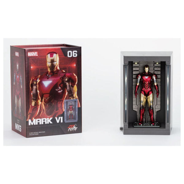 ZD Toys: Iron Man Hall of Armor Set - Mark 06, 4-Inch Figure - Bear Hugs