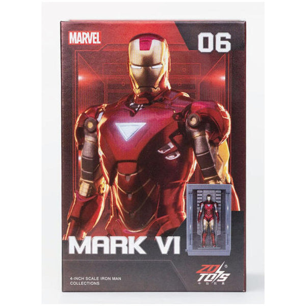 ZD Toys: Iron Man Hall of Armor Set - Mark 06, 4-Inch Figure - Bear Hugs