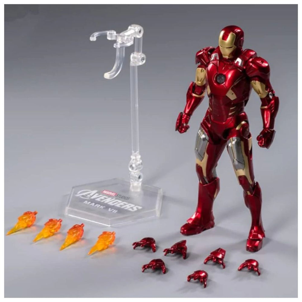 ZD Toys: Marvel Studios The Avengers - Iron Man Mark07 Luminous Version Action Figure 7 Inch - Bear Hugs
