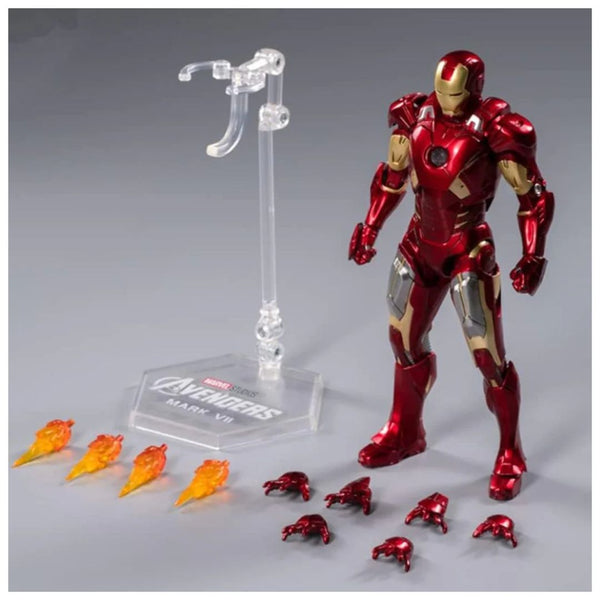 ZD Toys: Marvel Studios The Avengers - Iron Man Mark07 Luminous Version Action Figure 7 Inch - Bear Hugs