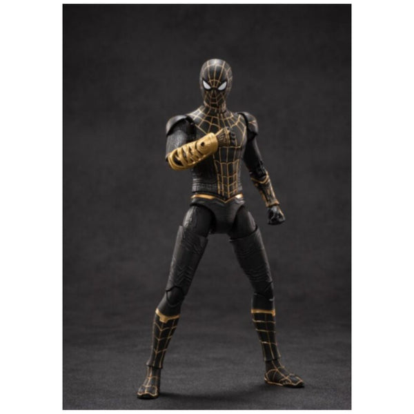 ZD Toys: Marvel Spider Man Black & Gold Suit - 7 Inch Figure - Bear Hugs
