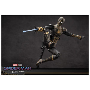 ZD Toys: Marvel Spider Man Black & Gold Suit - 7 Inch Figure - Bear Hugs